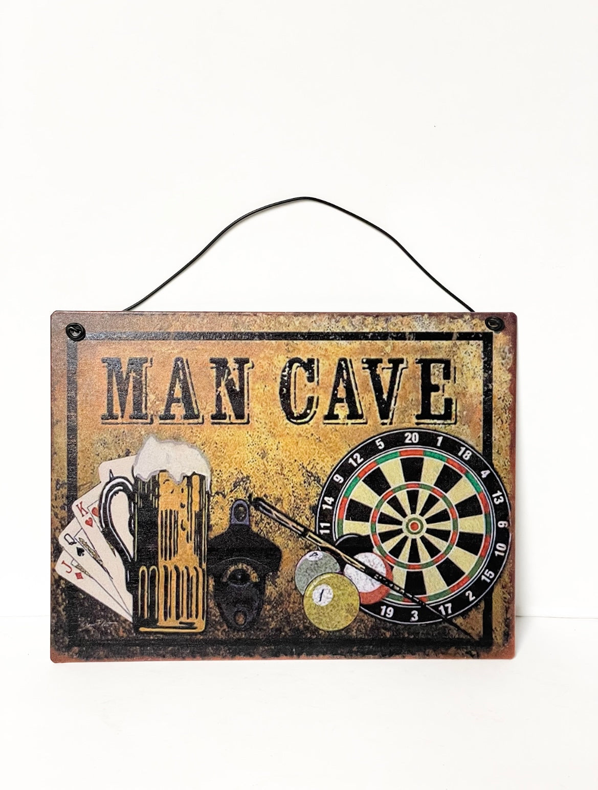 Man cave Wandbord
