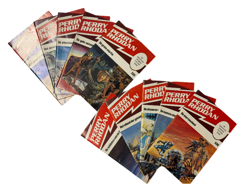 Perry Rhodan- Bundel nummers 521 t/m 530