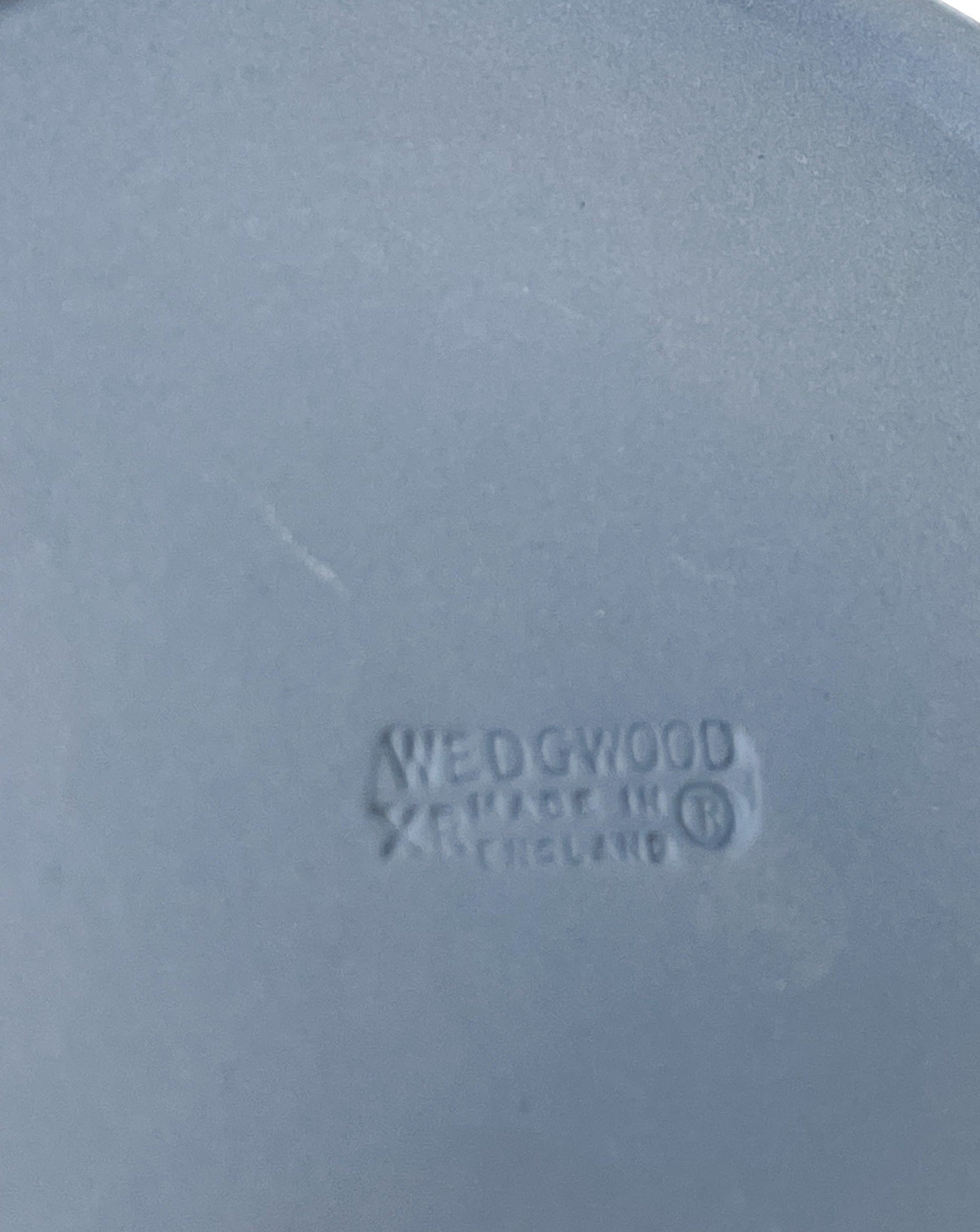 Wegwood Jasperware Doosje Blauw met Wit