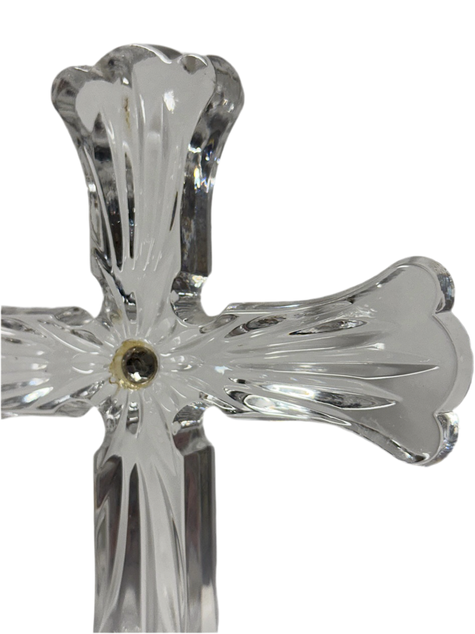Vintage Waterford kristal kruis