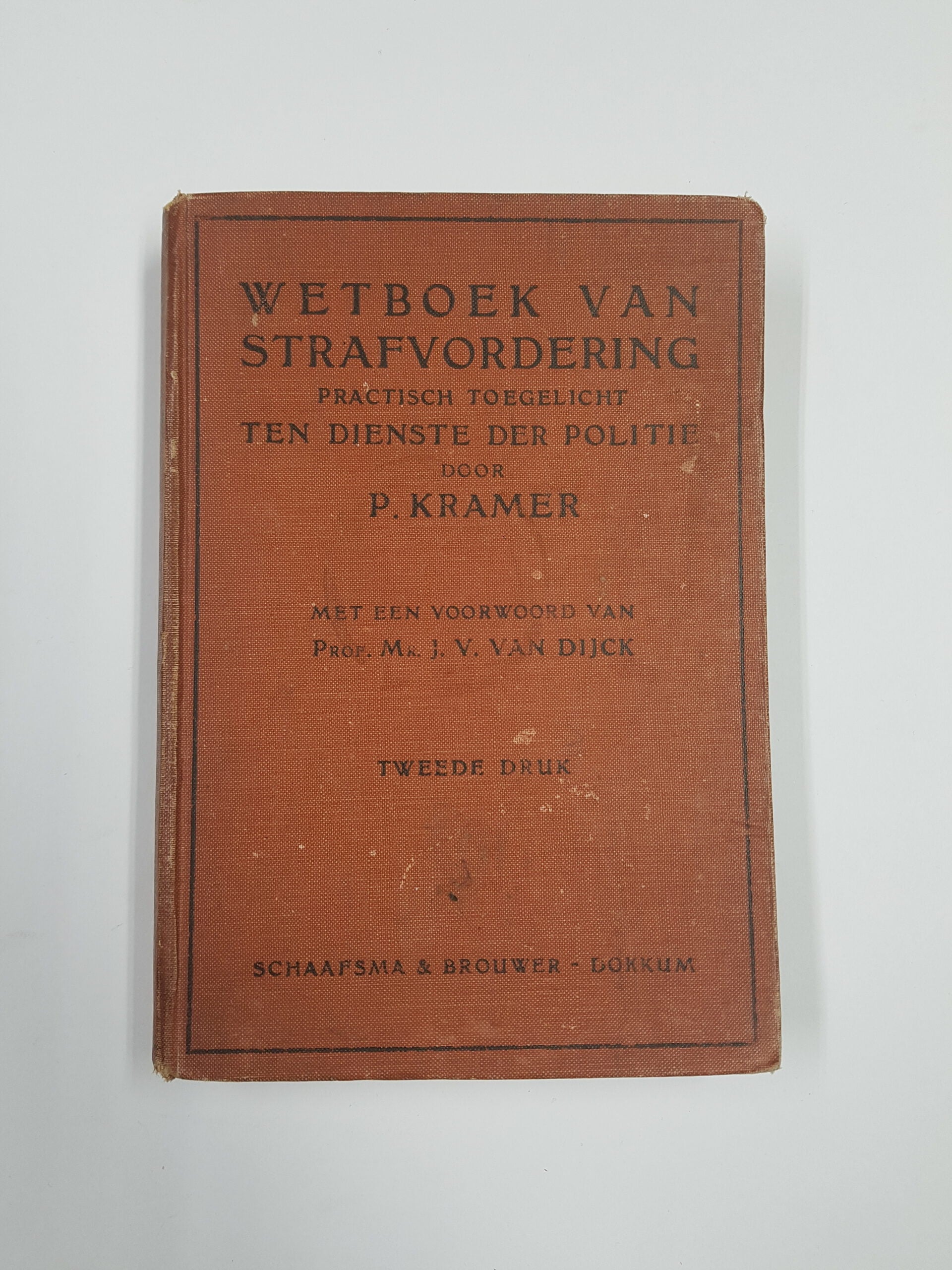 Wetboek van strafvordering- P. Kramer
