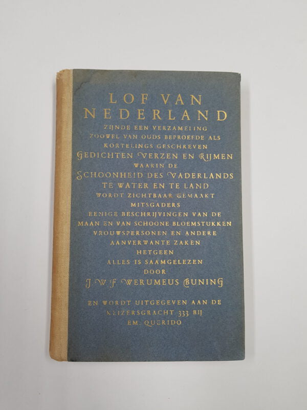 Lof van Nederland- J.W.F. Werumeus Buning