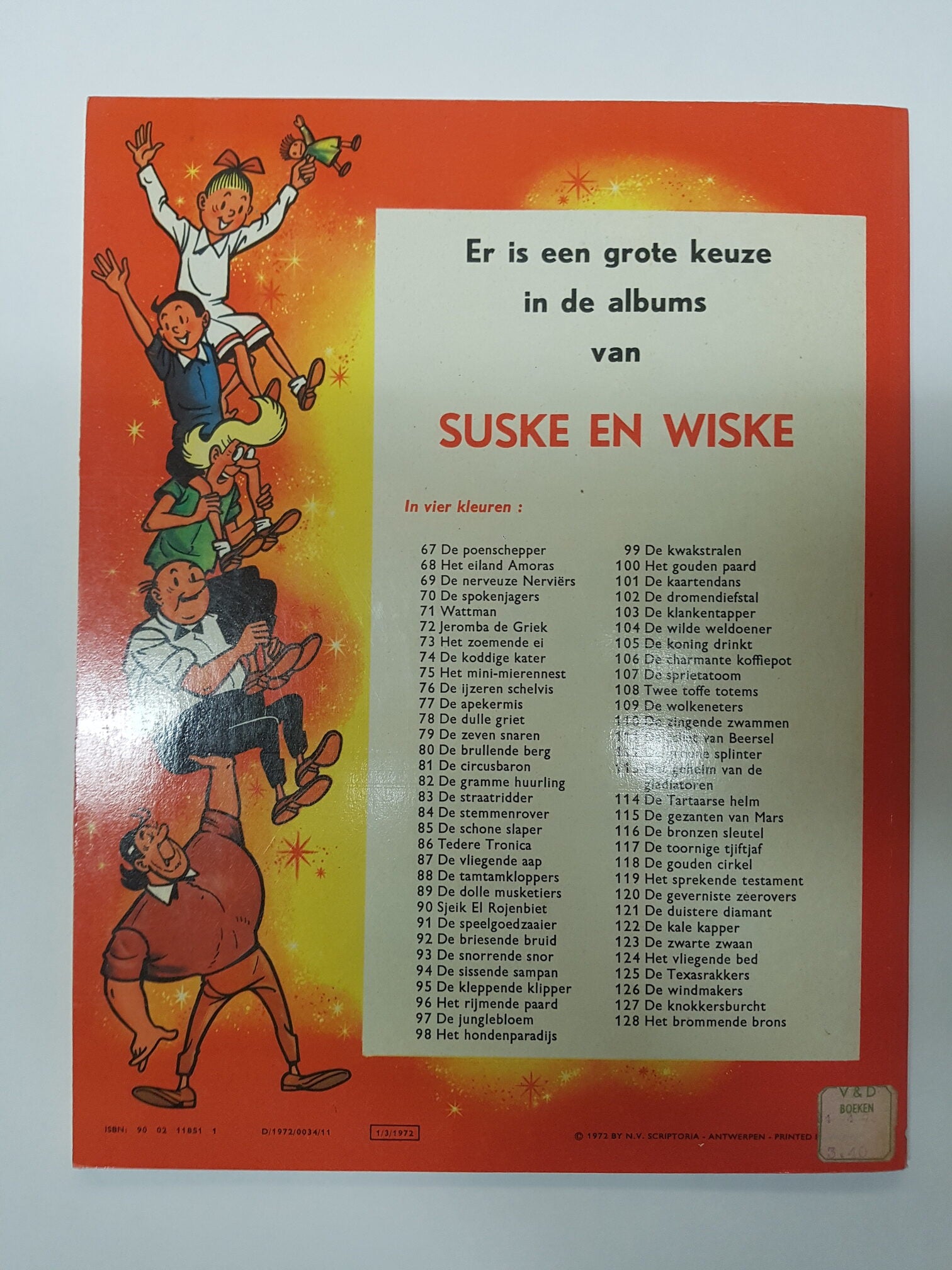 Suske en Wiske- De steensnoeppers, nummer 130