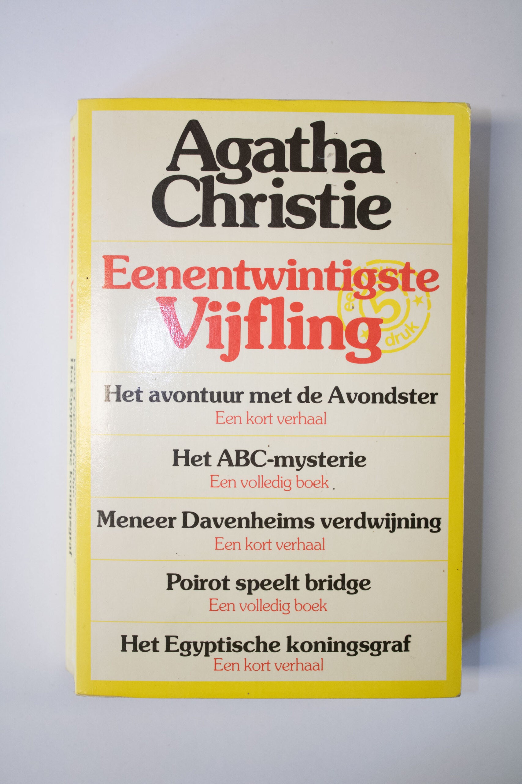Eenentwintigste Vijfling- Agatha Christie