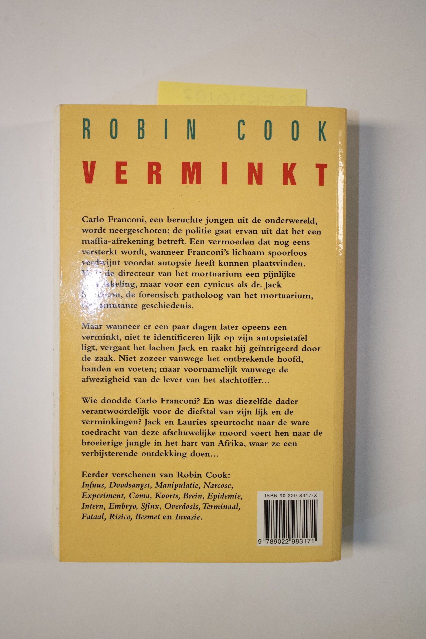 Verminkt- Robin Cook