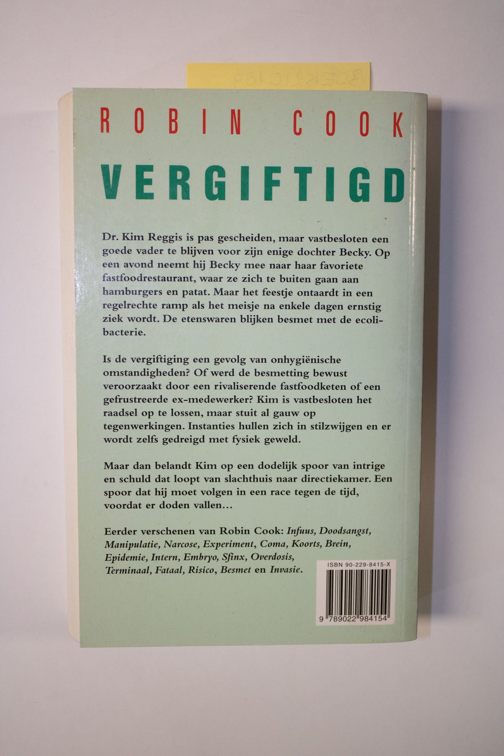 Vergiftigd- Robin Cook