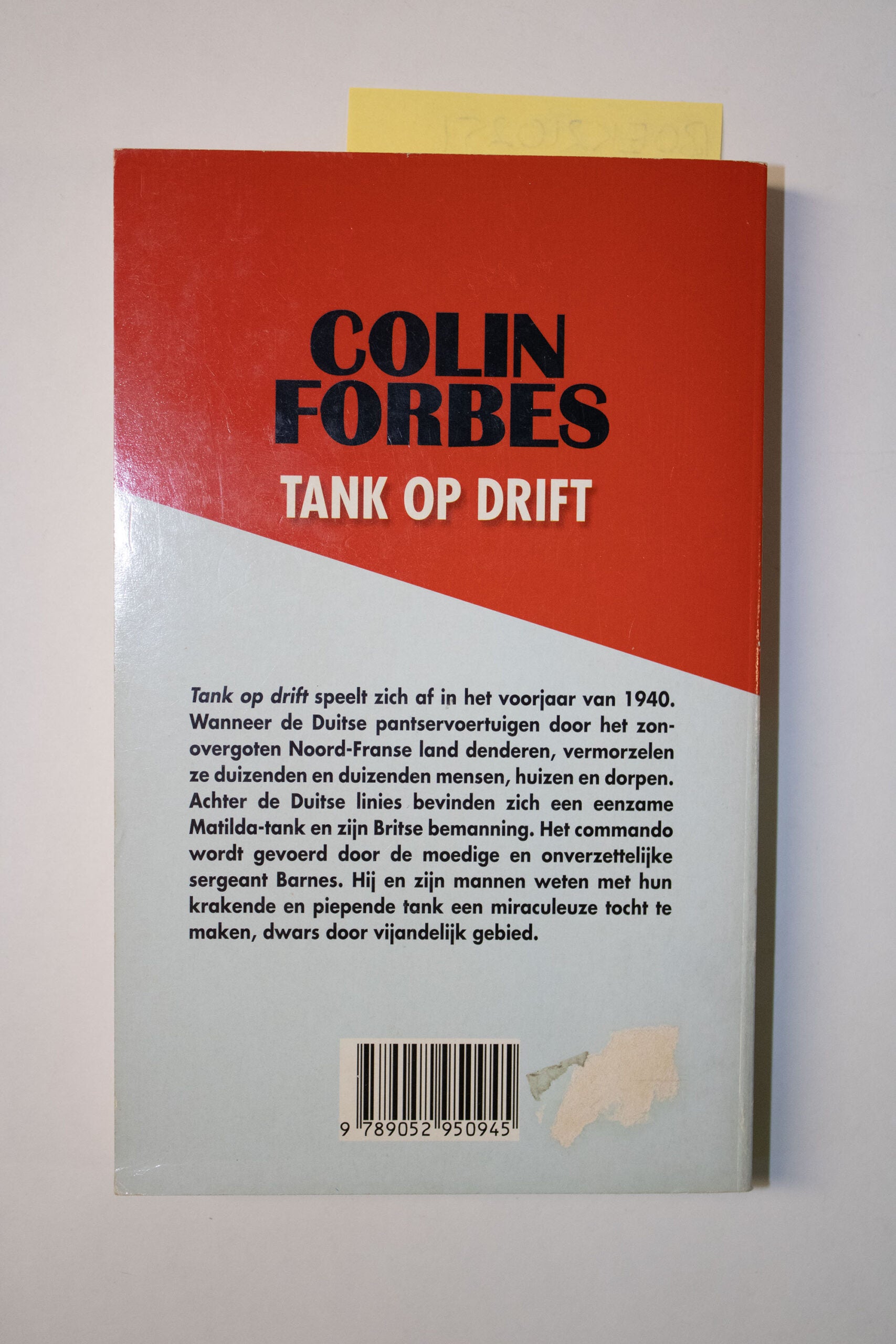 Tank op drift- Colin Forbes