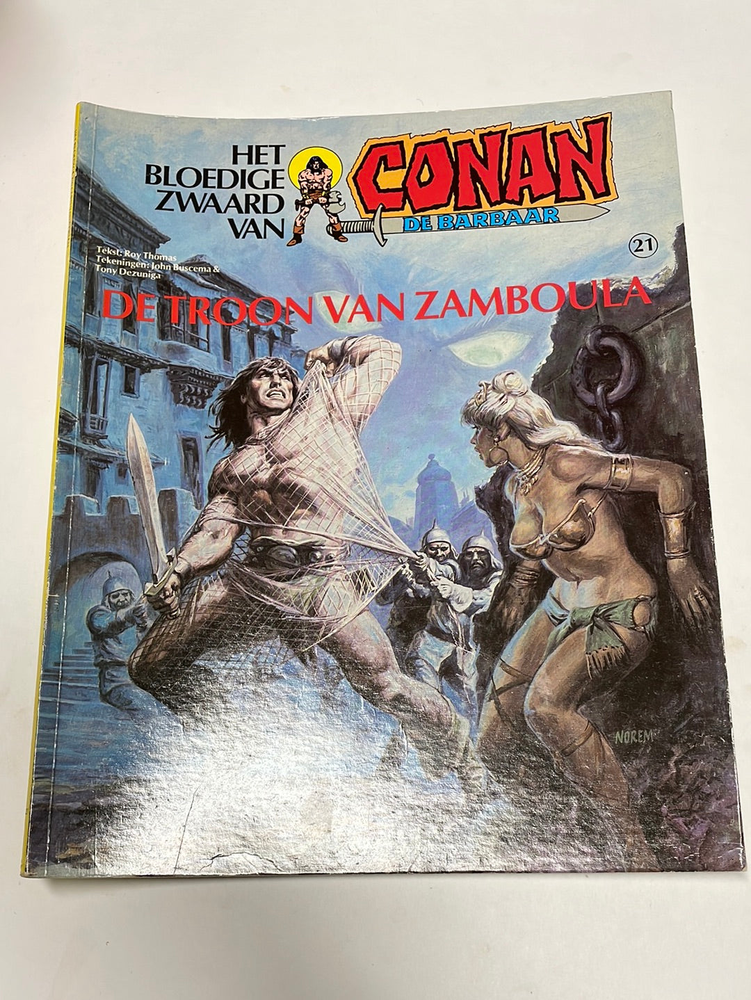 Conan- De troon van Zamboula, nummer 21