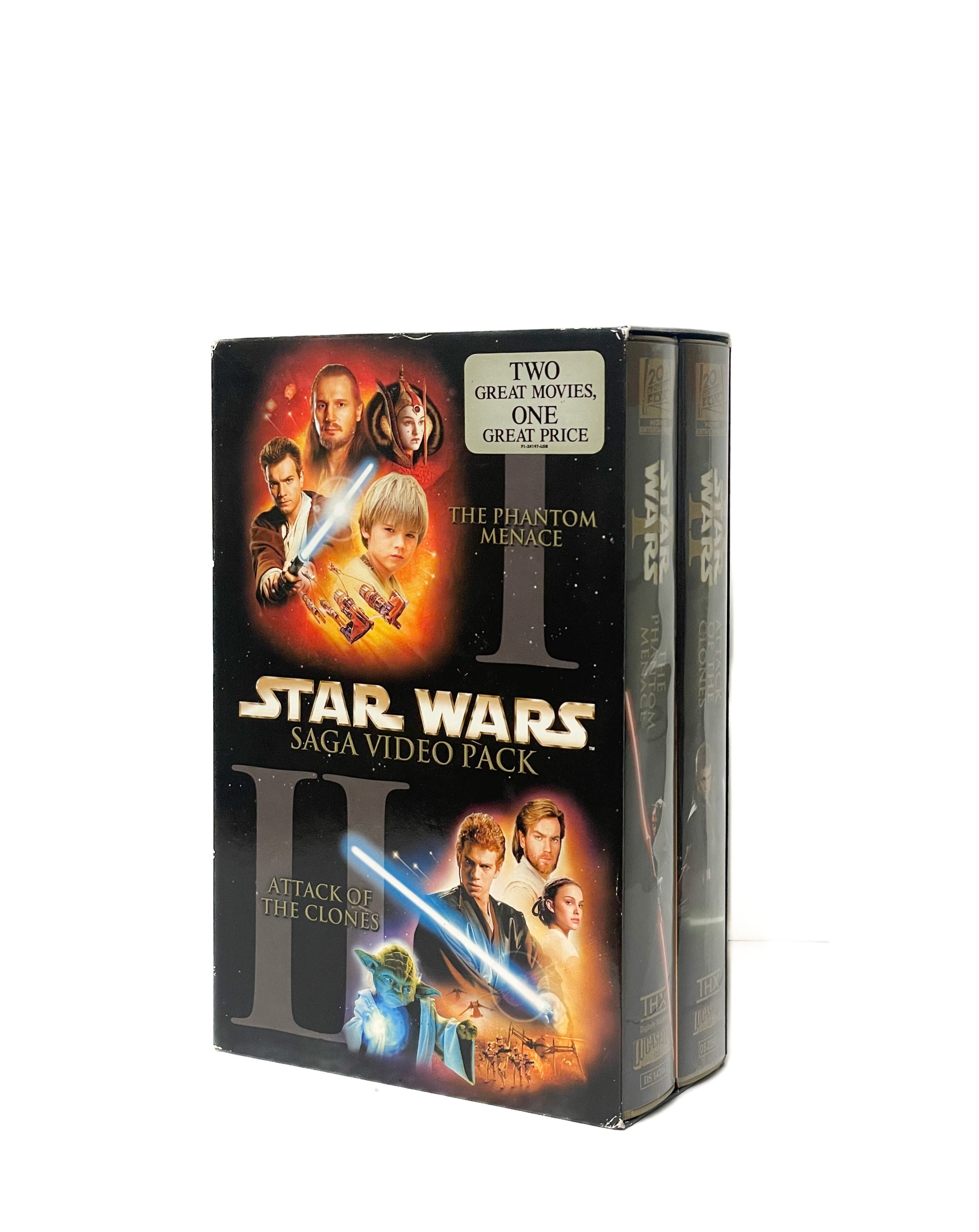 Star Wars Saga Video Pack VHS