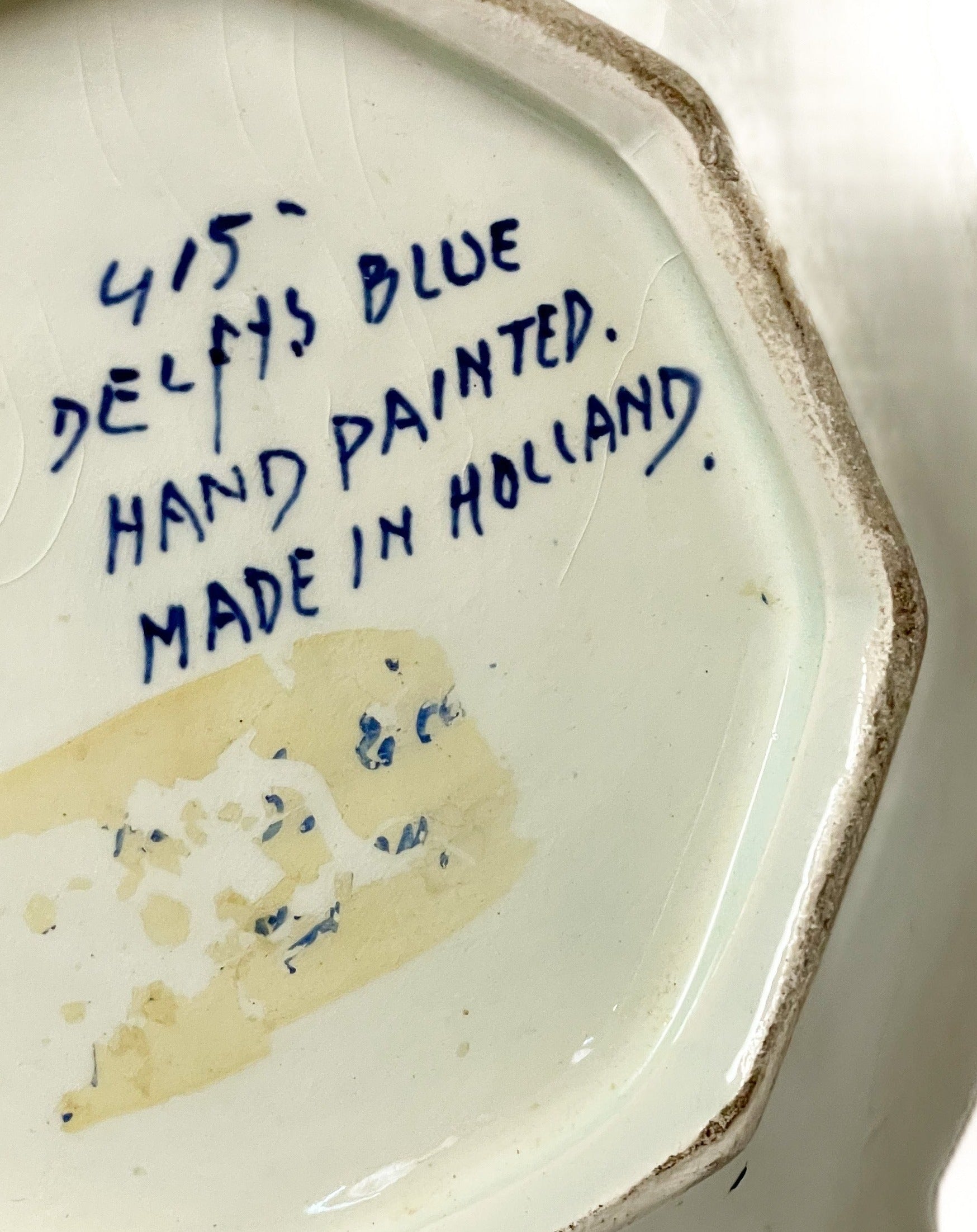 Vintage Delfts Blue Hand Painted Schaaltje