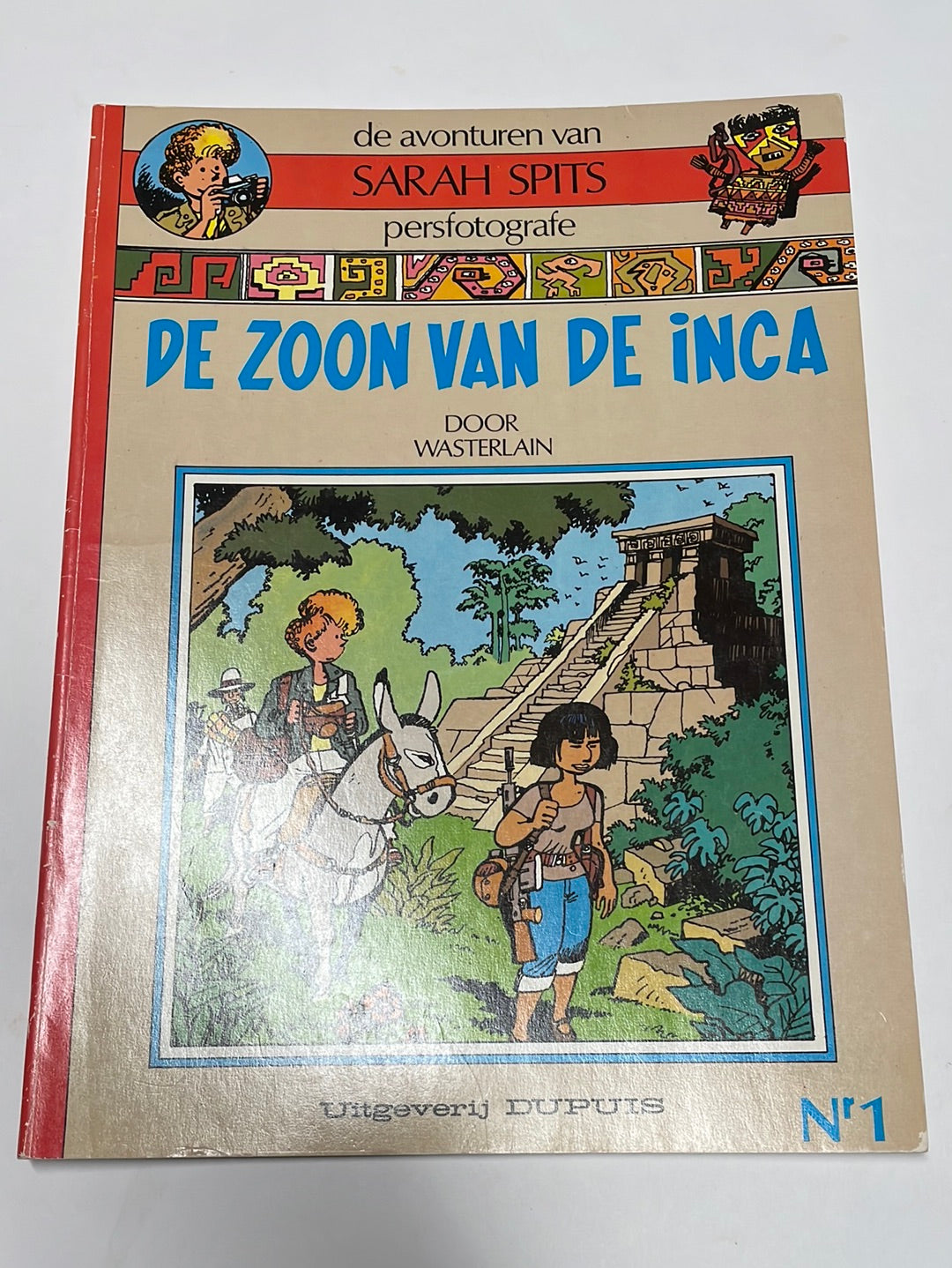 Sarah Spits- De zoon van de Inca, nummer 1