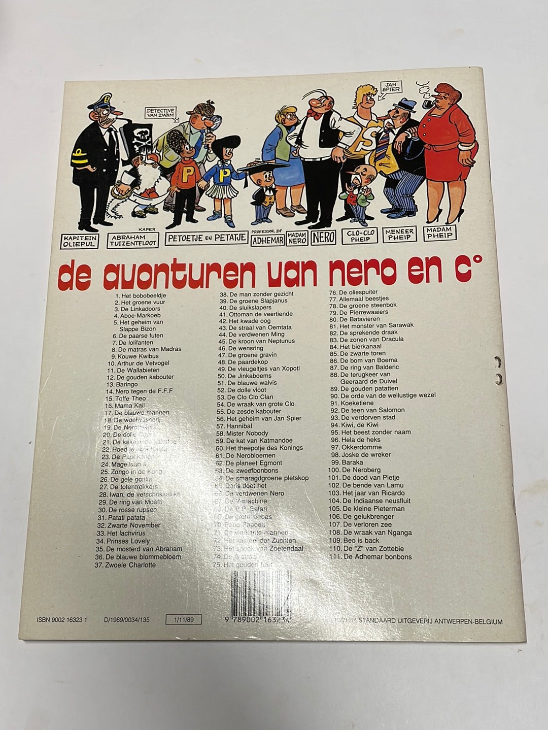 De avonturen van Nero- De adgemar bonbons