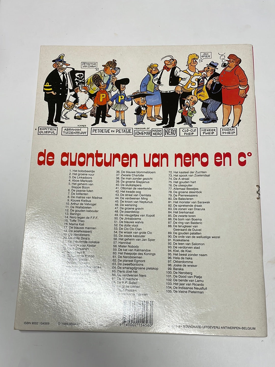 De avonturen van Nero- De kleine pieterman, nummer 105