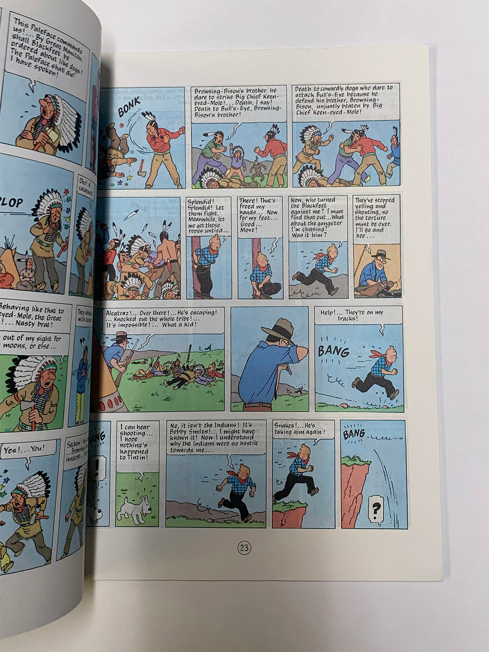 Kuifje- Tintin in America (Engels), nummer 3