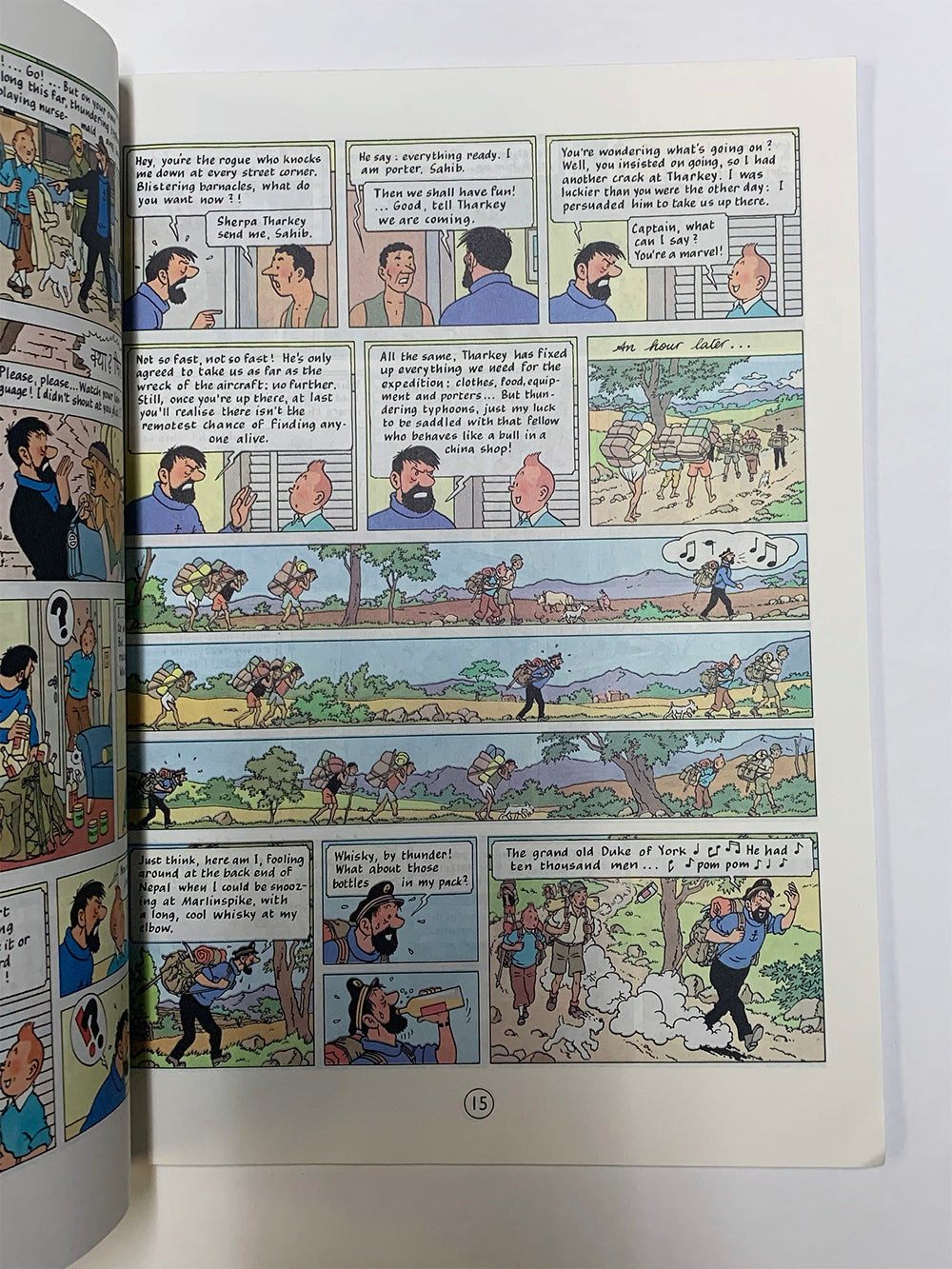 Kuifje- Tintin in Tibet (Engels), nummer 19