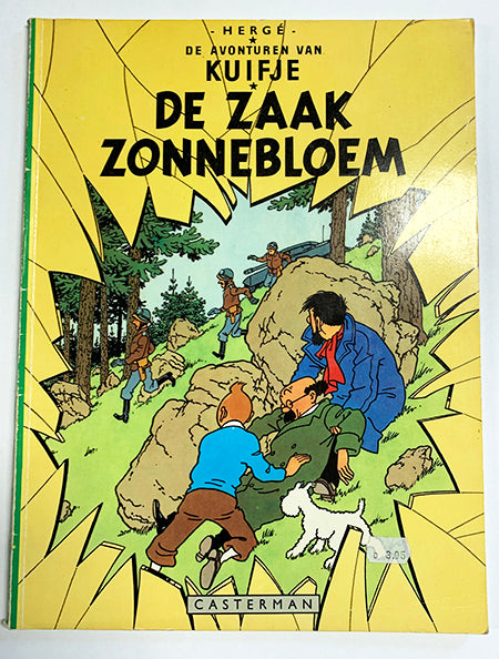 Kuifje- De zaak zonnebloem, nummer 18